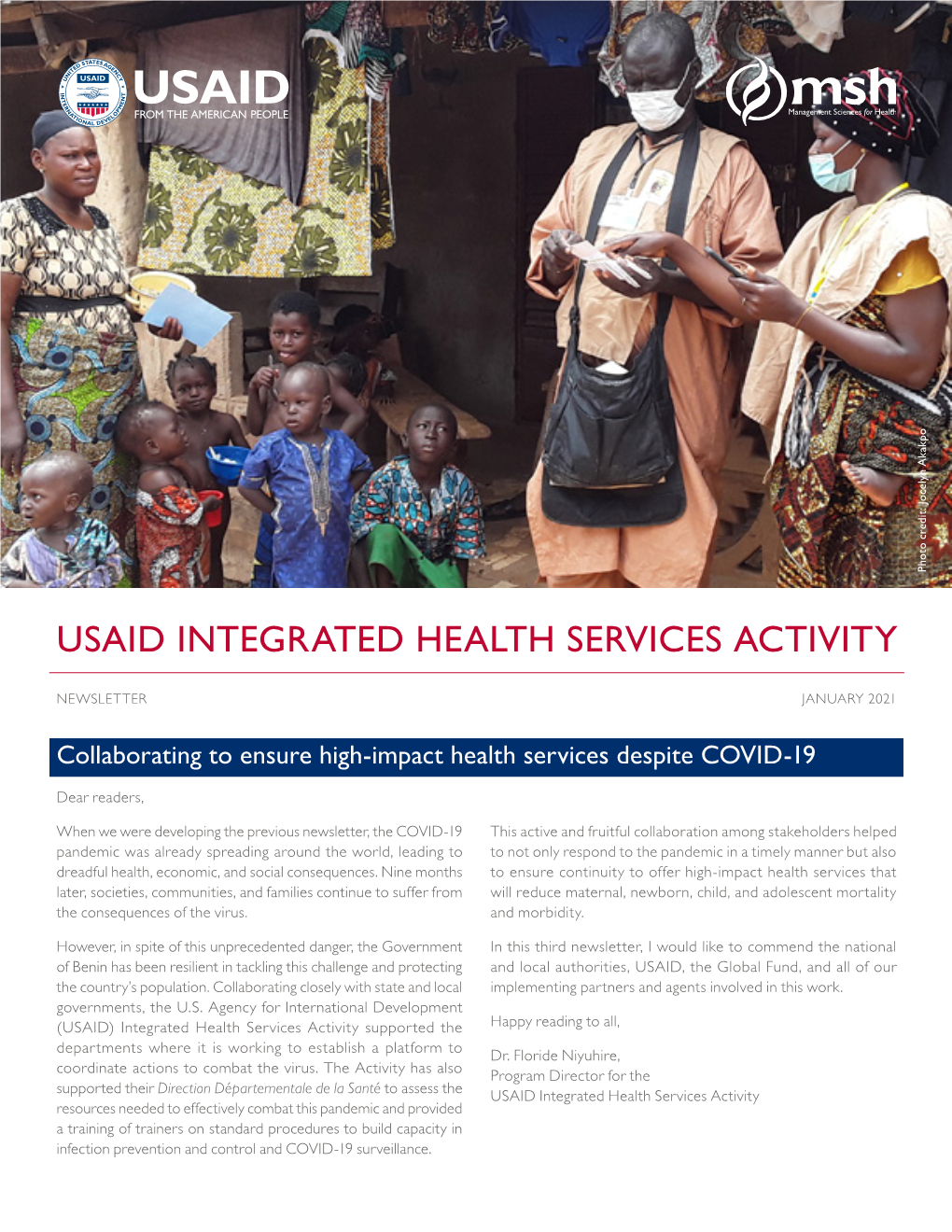 Usaid Integrated Health Services Activity