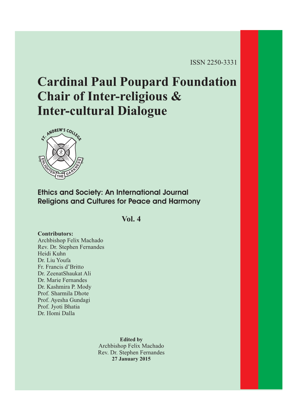 Cardinal Paul Poupard Foundation Chair of Inter-Religious & Inter