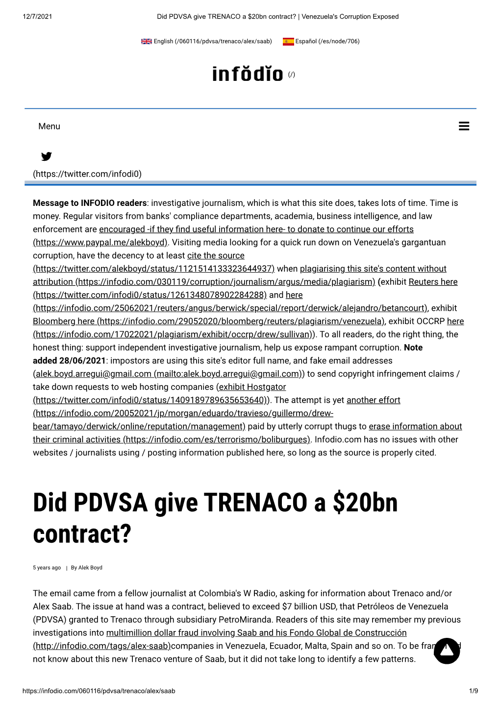 Did PDVSA Give TRENACO a $20Bn Contract? | Venezuela's Corruption Exposed