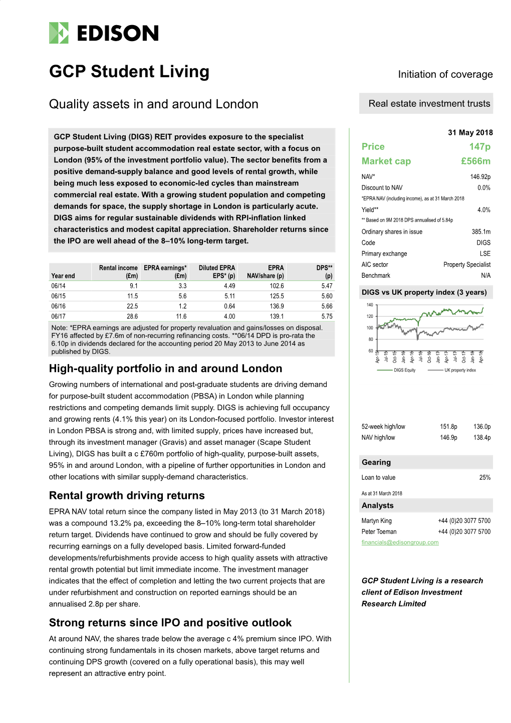 London-Focused Student Accommodation