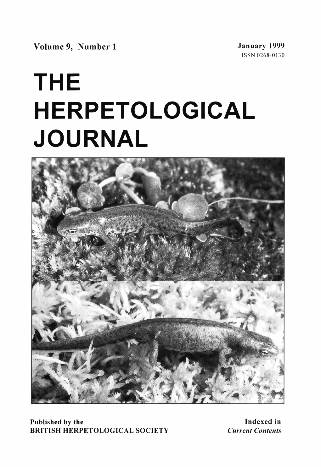 The Herpetological Journal