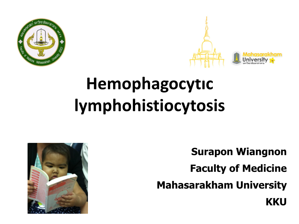 Hemophagocytic Lymphohistiocytosis