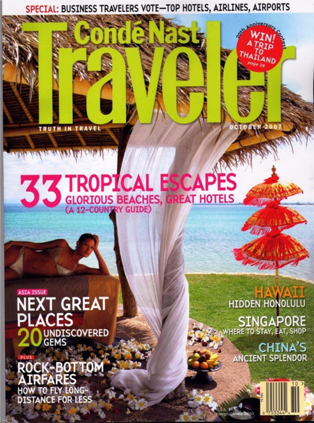 Oct 07 Conde Nast Traveler.Pdf