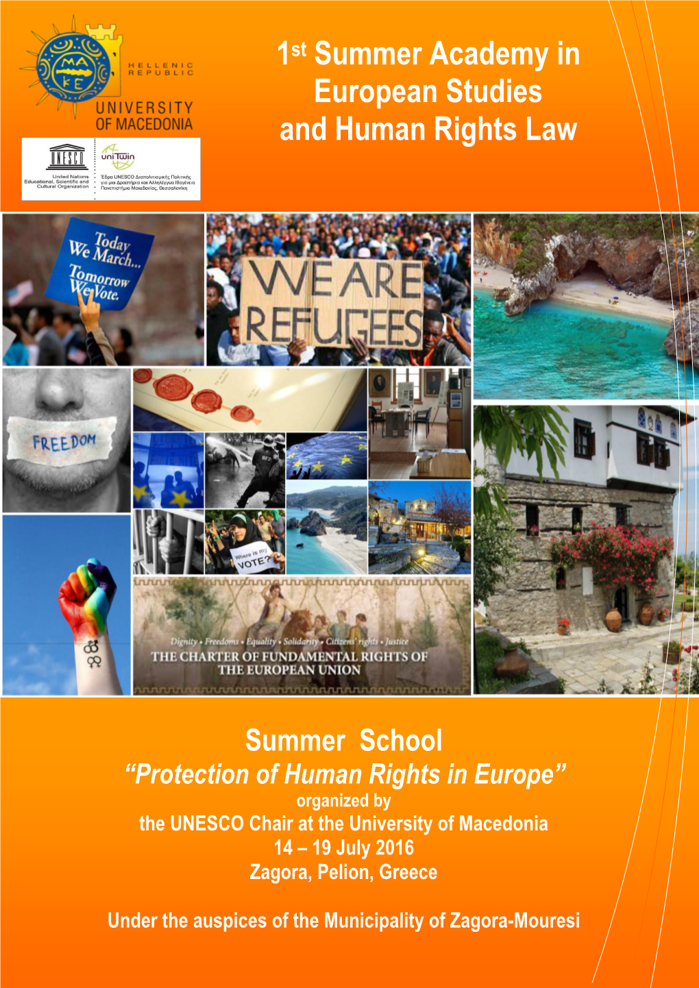 1St Summer Academy in European Studies and Human Rights