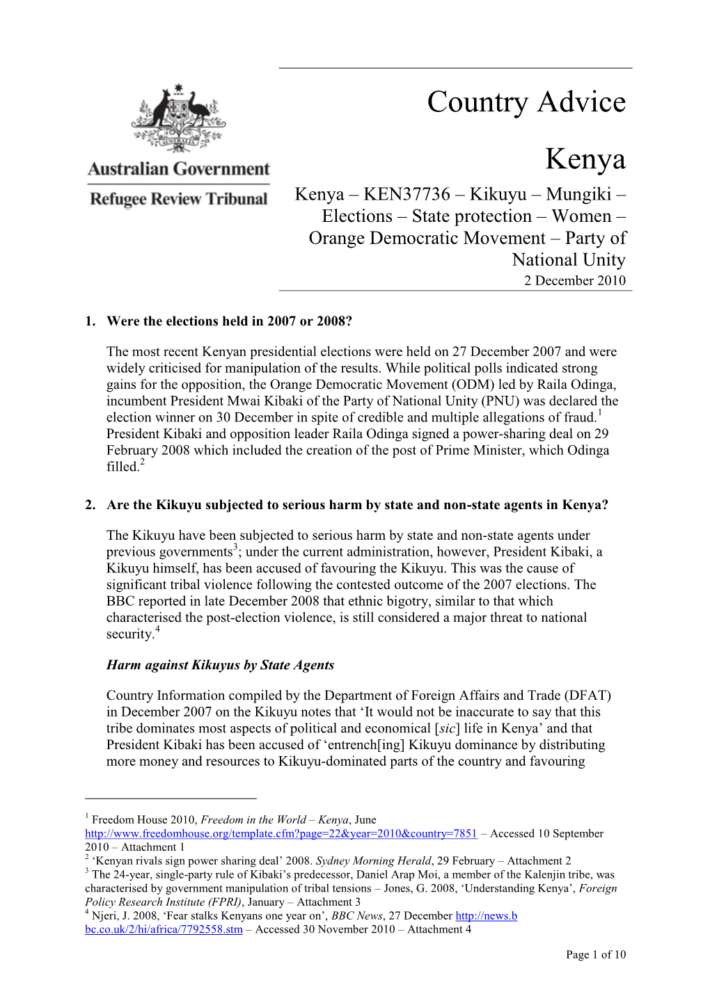 Kenya – KEN37736 – Kikuyu – Mungiki – Elections