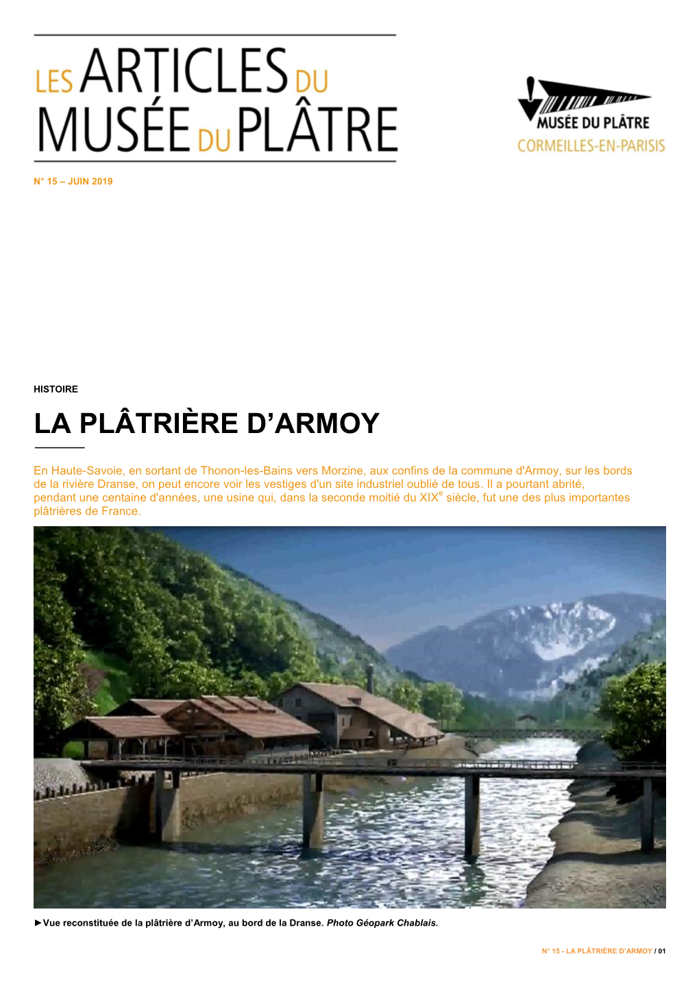 La Plâtrière D'armoy (Haute-Savoie)