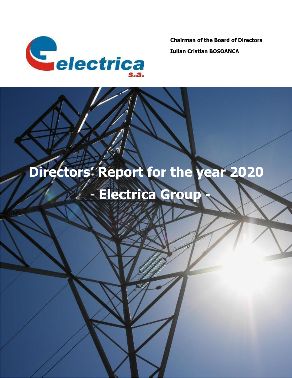 Directors' Report for the Year 2020