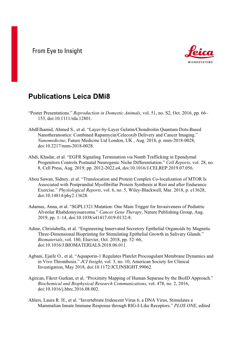 Leica Dmi8-Publications