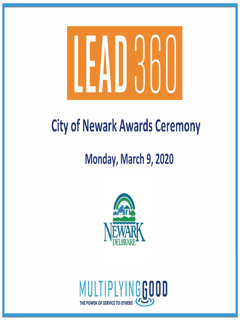 City of Newark Awards Ceremony