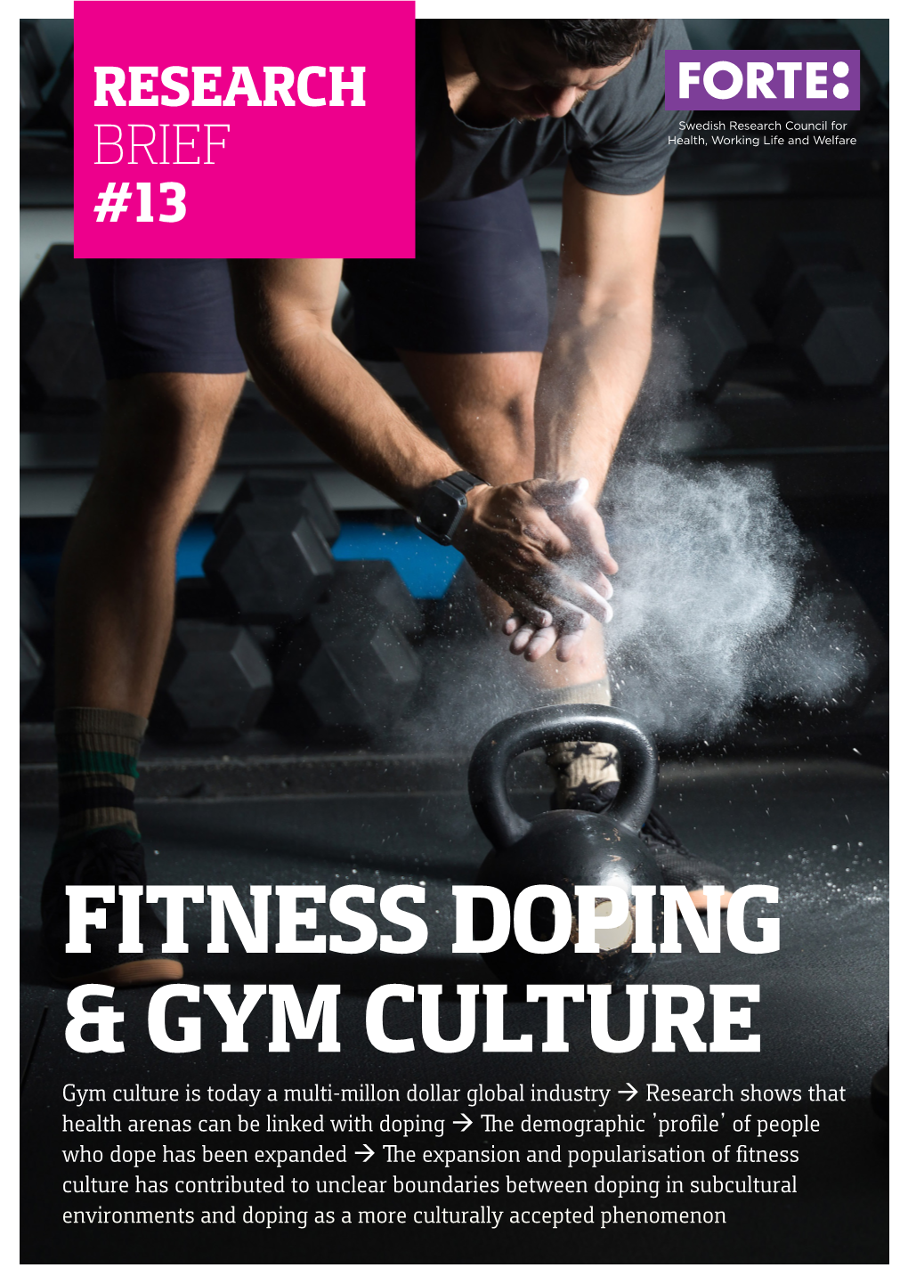 Fitness Doping & Gym Culture