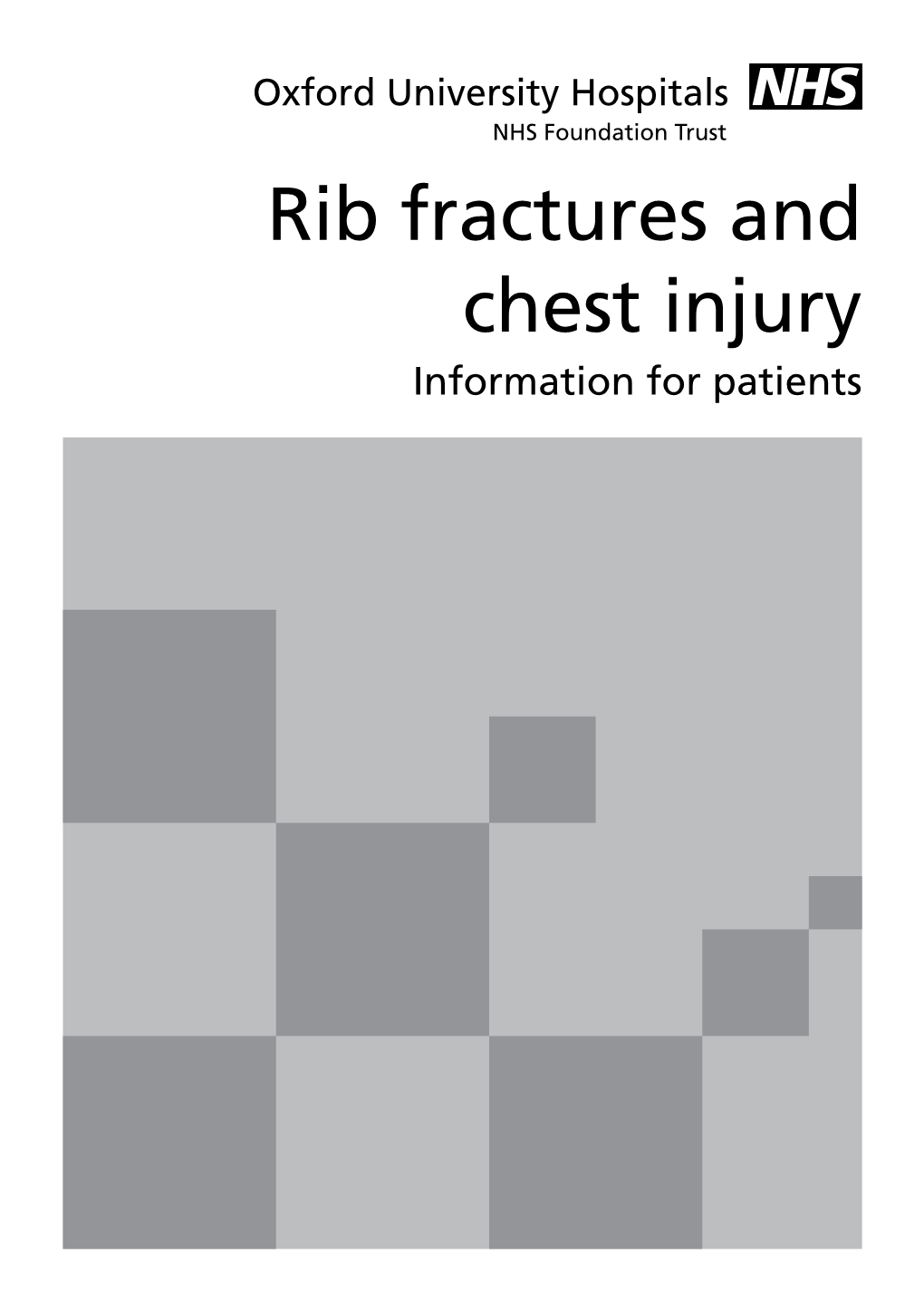Rib Fractures and Chest Injury