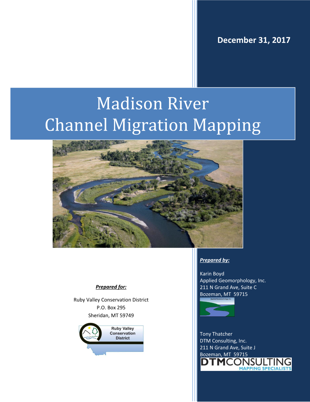 Madison Riverchannel Migration Mapping