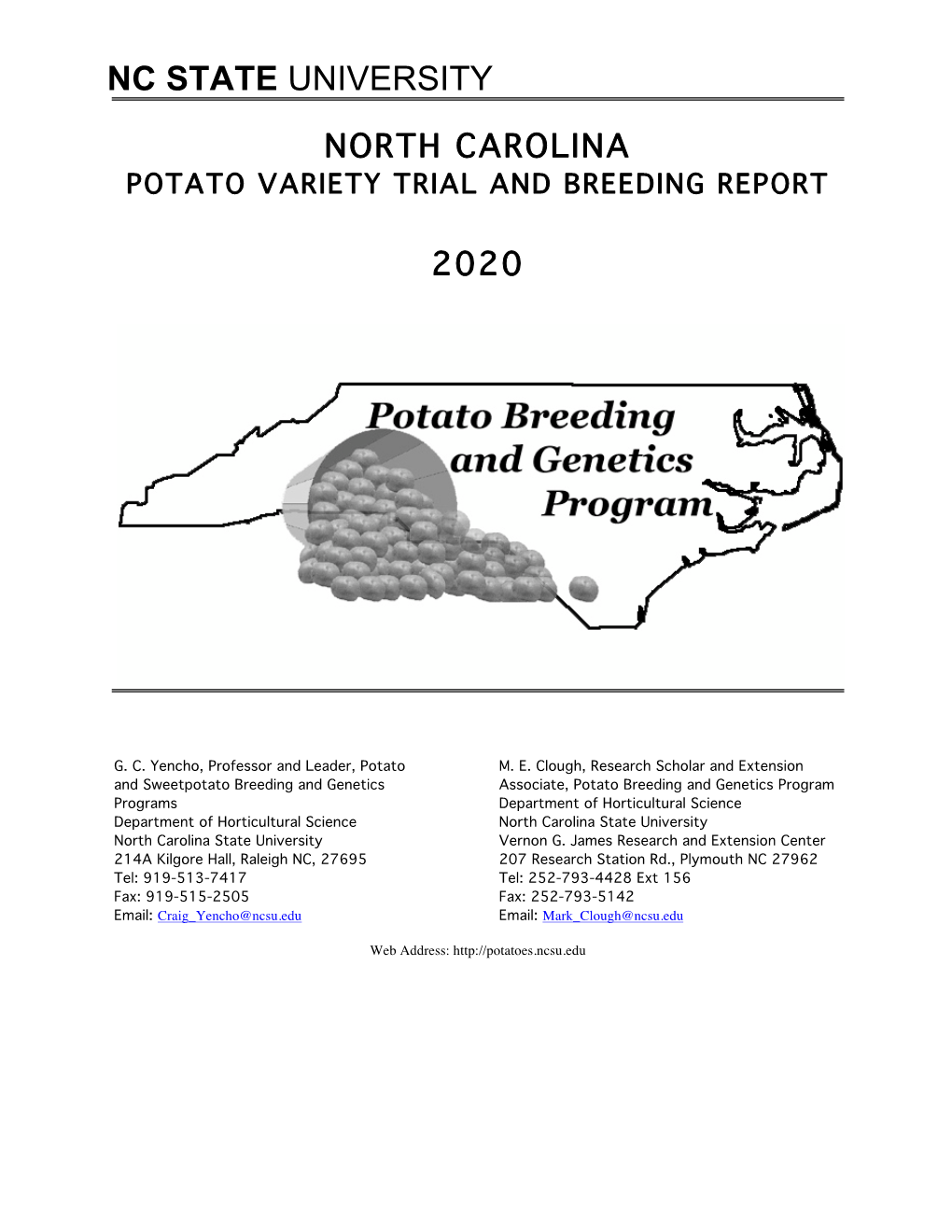 Potato and Sweetpotato Breeding