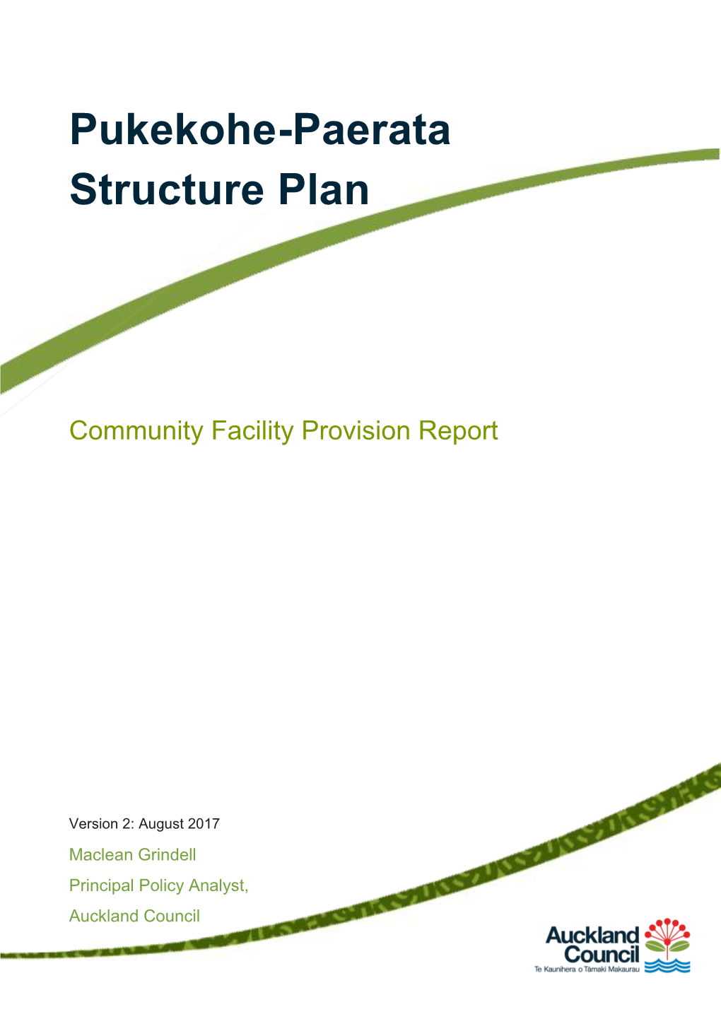 Pukekohe-Paerata Structure Plan