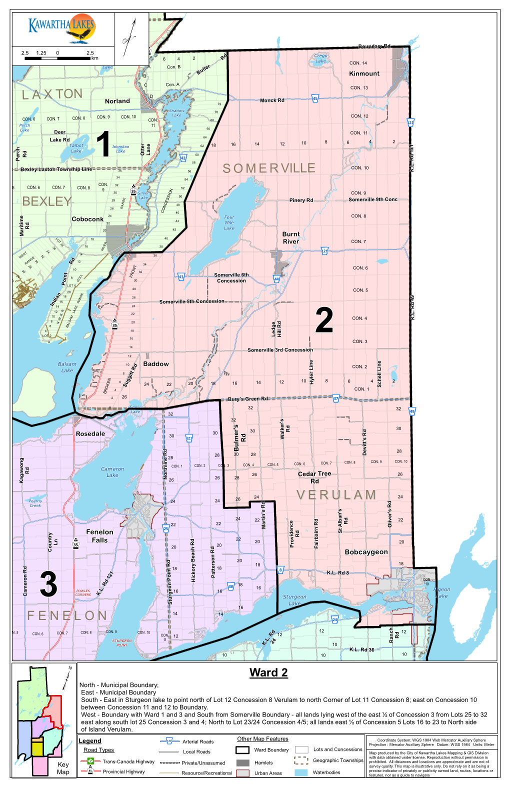 View a Detailed Map of Ward 2