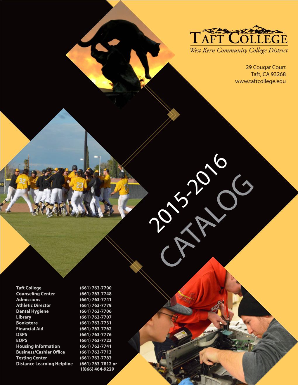 2015-16 Taft College Catalog