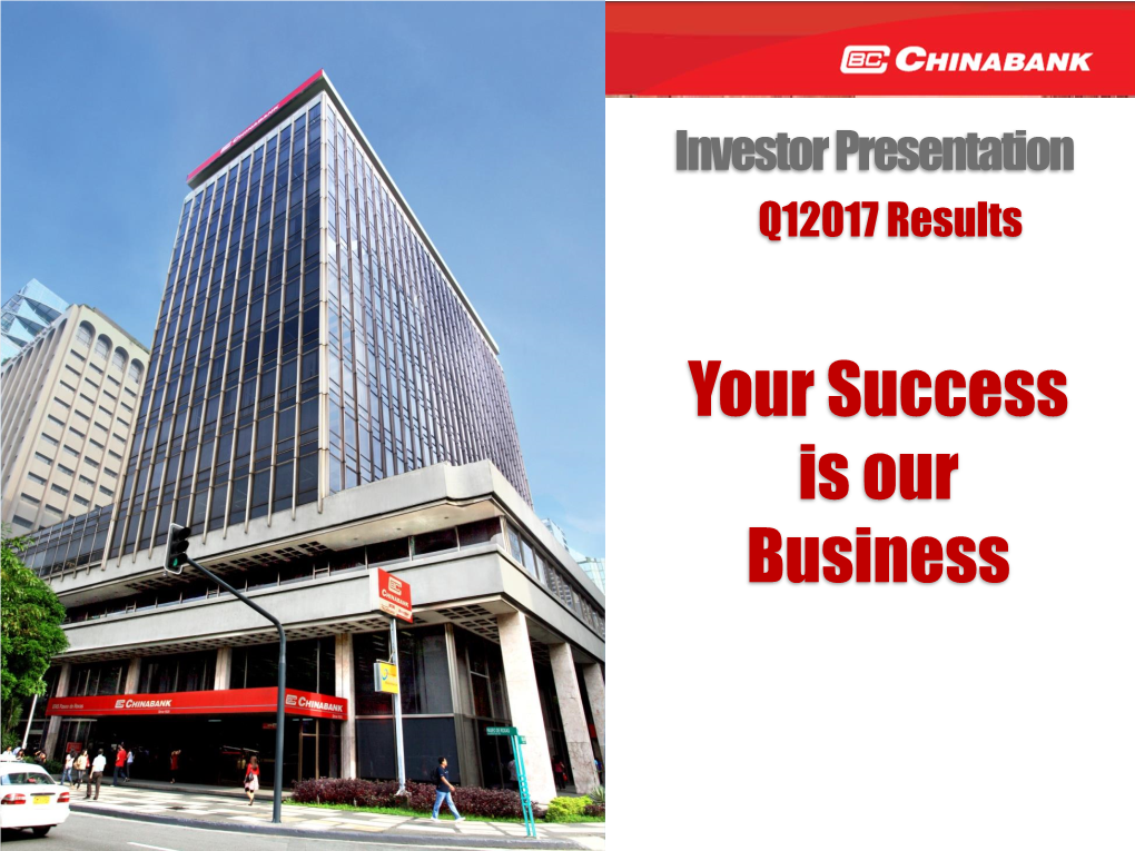 Investor Presentation Q12017 Results