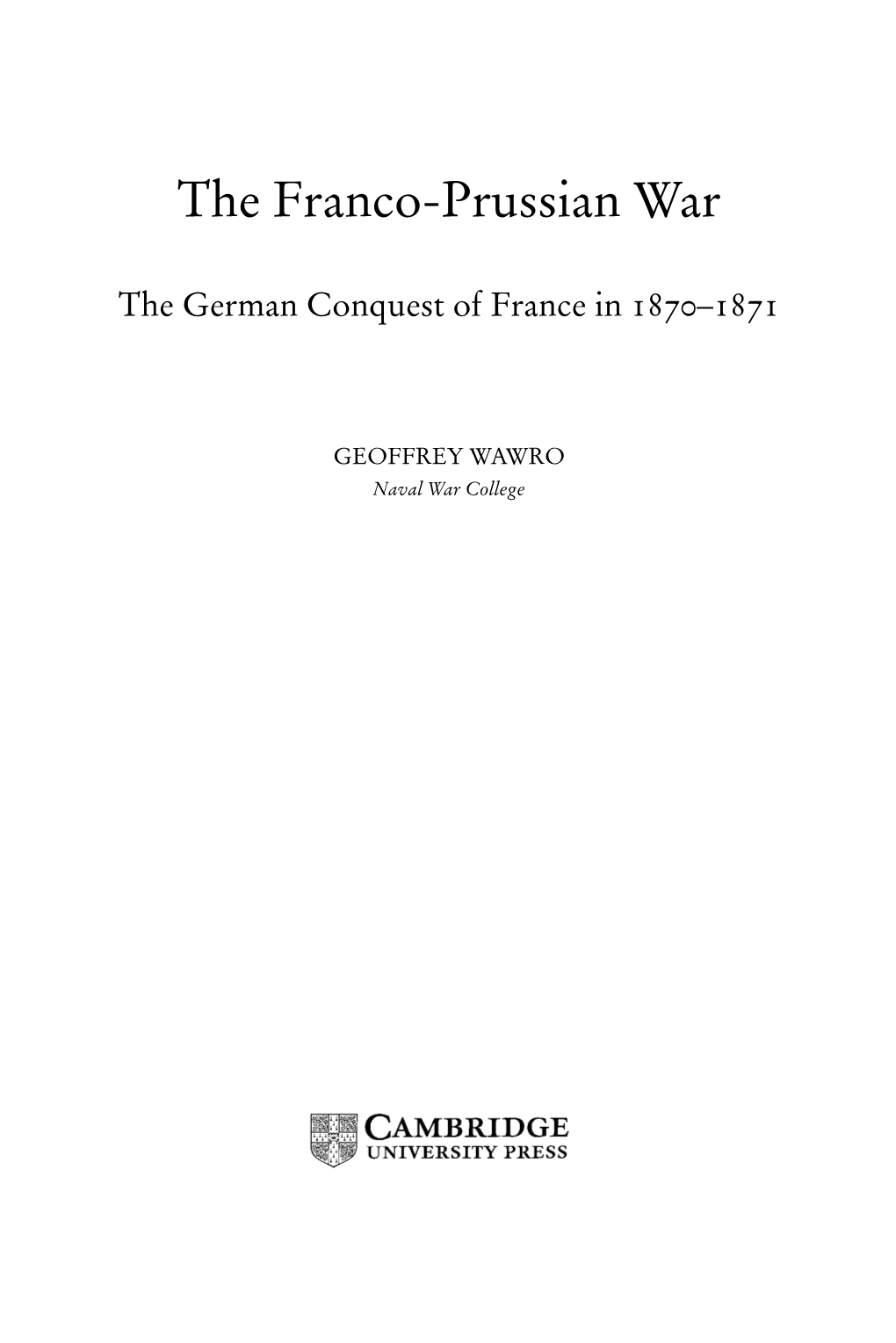 The Franco-Prussian War