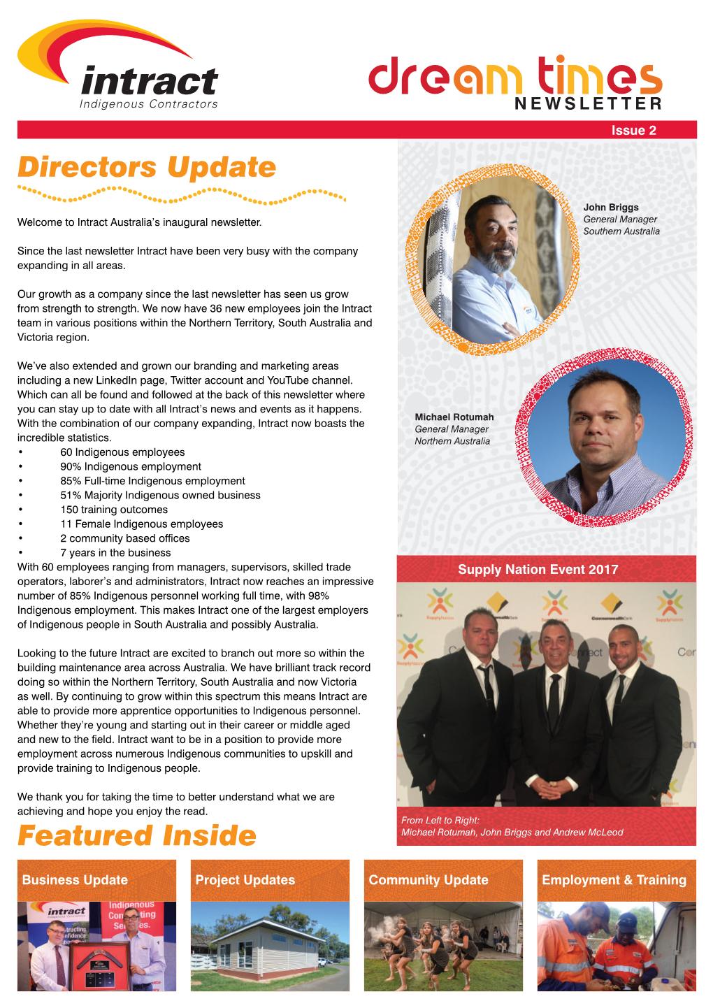 Directors Update Featured Inside