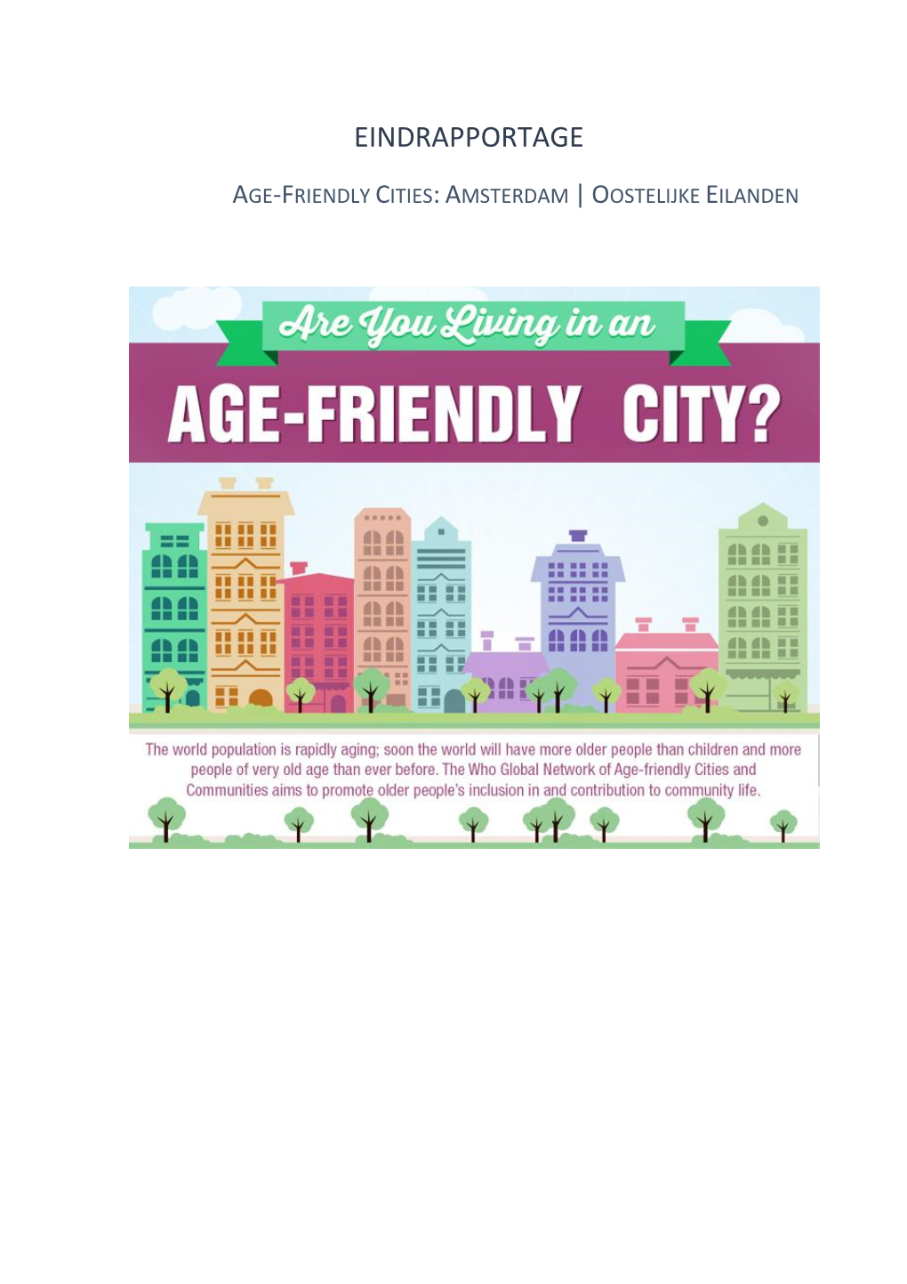 Eindrapportage Age-Friendly Cities: Amsterdam | Oostelijke Eilanden