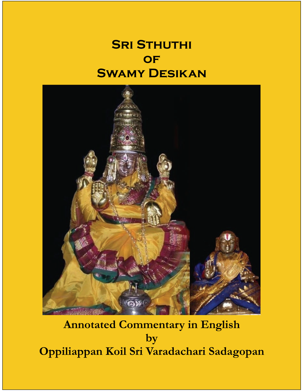 Sri Sthuthi of Swamy Desikan