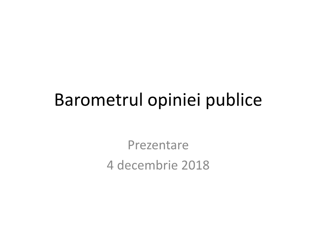 Barometrul Opiniei Publice