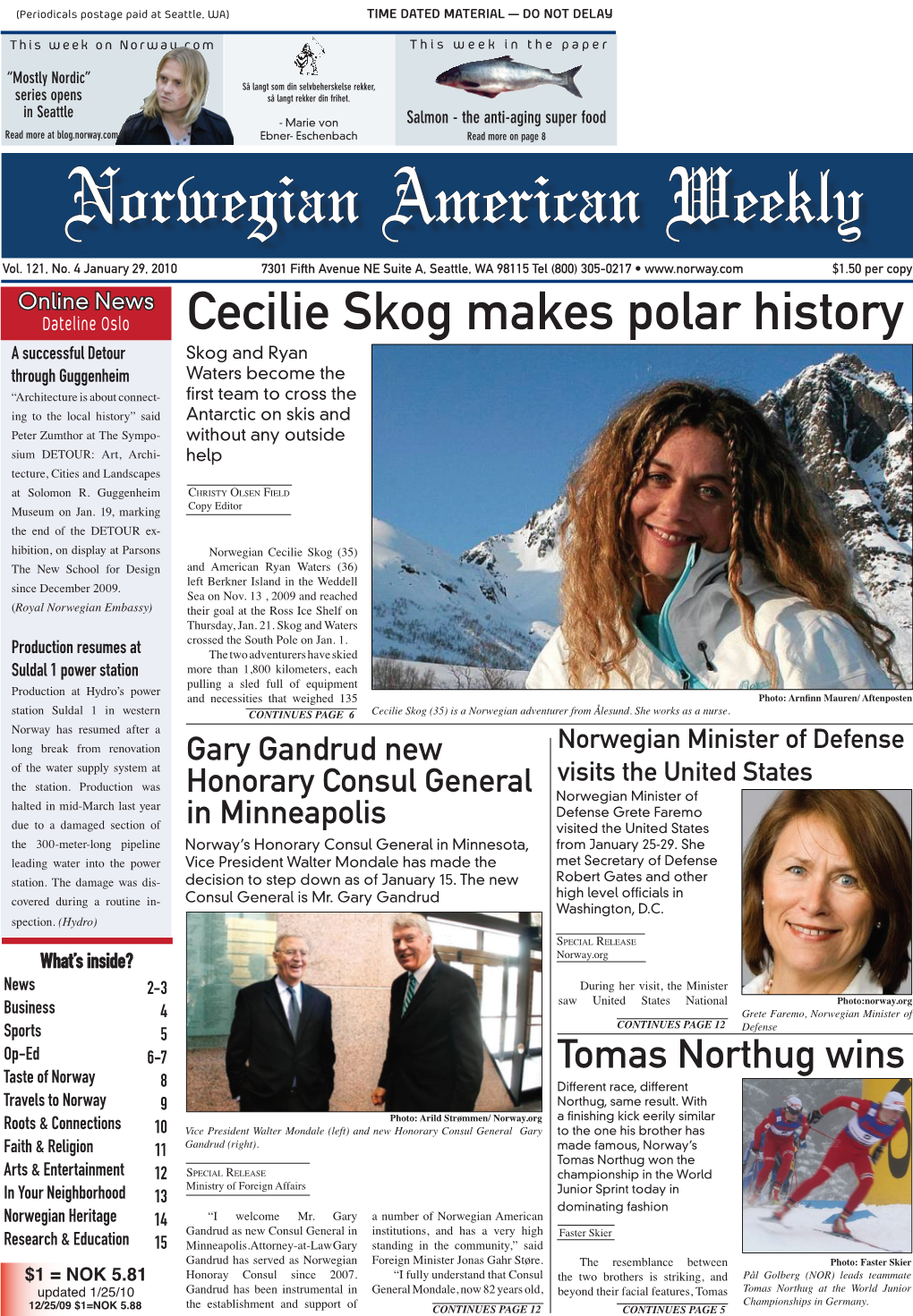 Cecilie Skog Makes Polar History