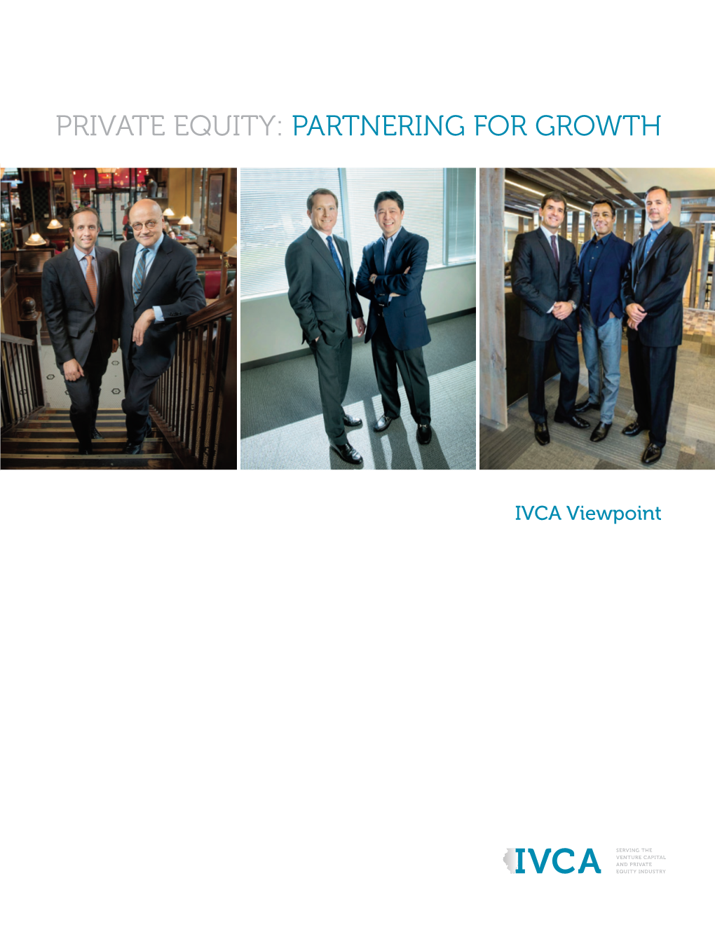 Private Equity: Partnering for Growth