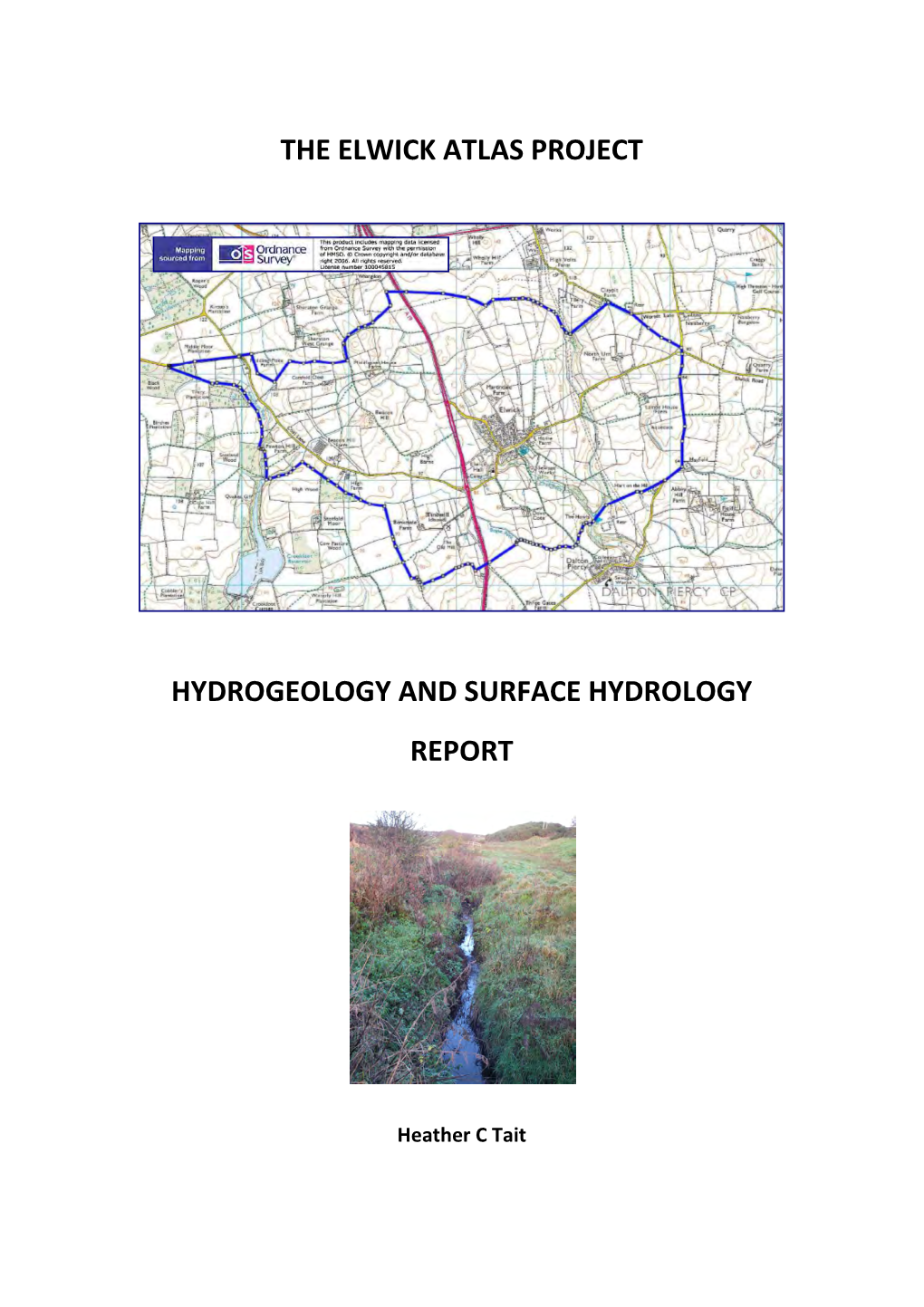 Hydrogeology and Surface Hydrology Report