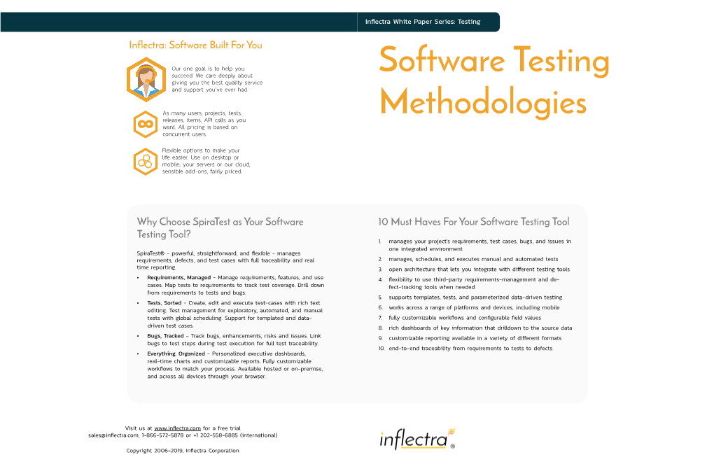 Software Testing Methodologies