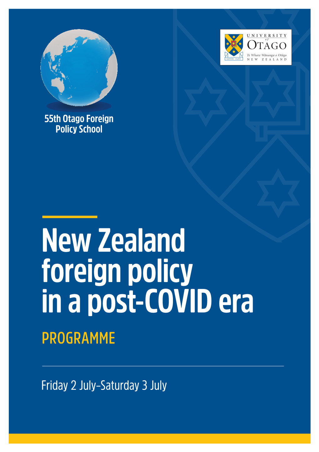 Otago Foreign Policy School Programme