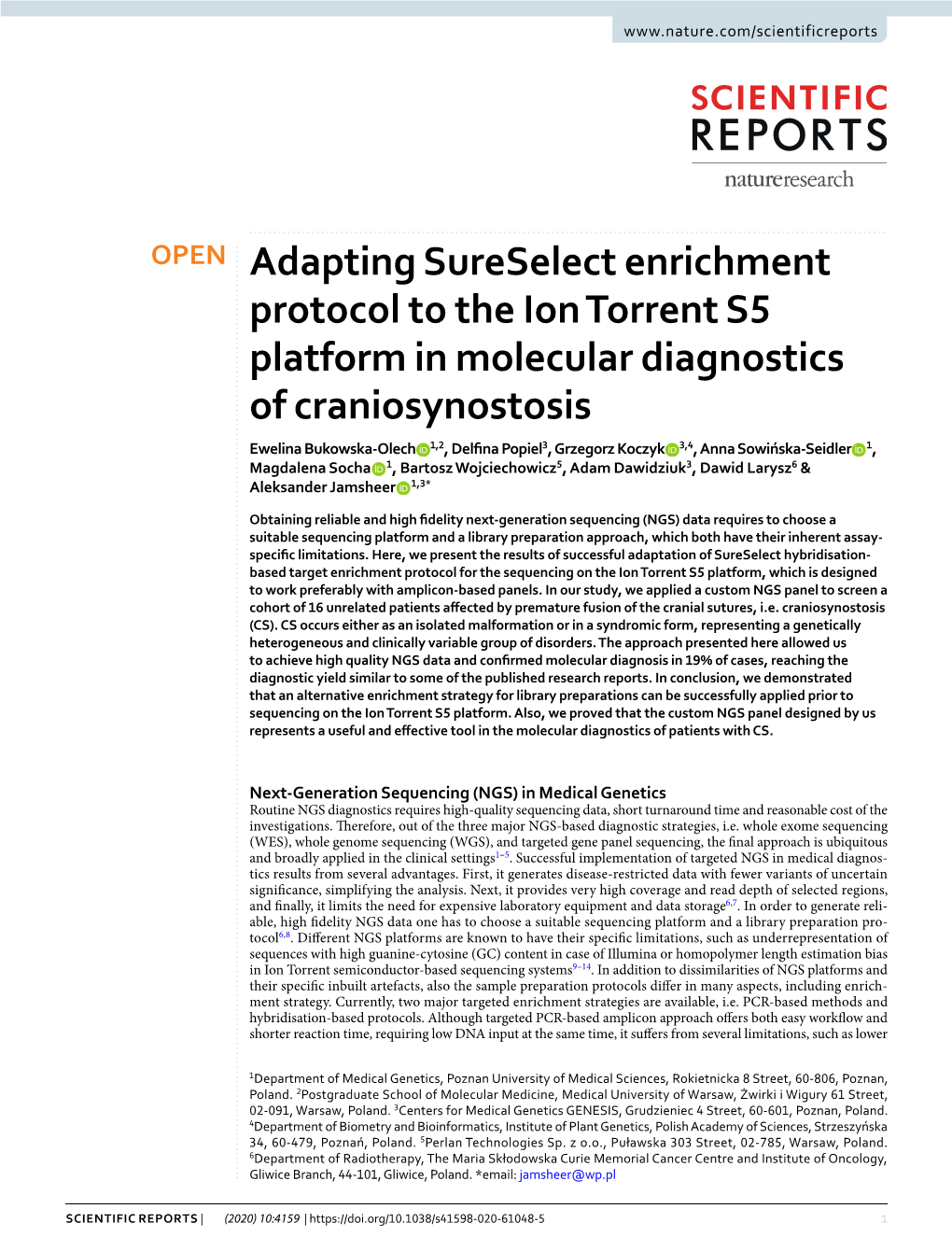 Adapting Sureselect Enrichment Protocol to the Ion Torrent S5