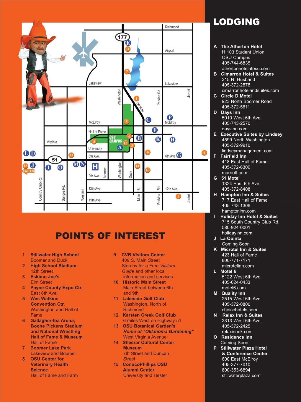 Lodging Points of Interest