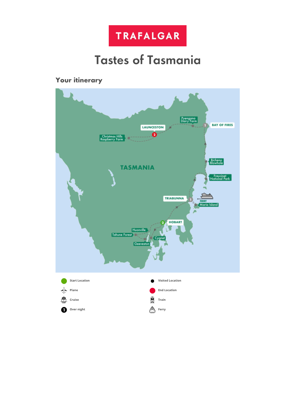 Tastes of Tasmania