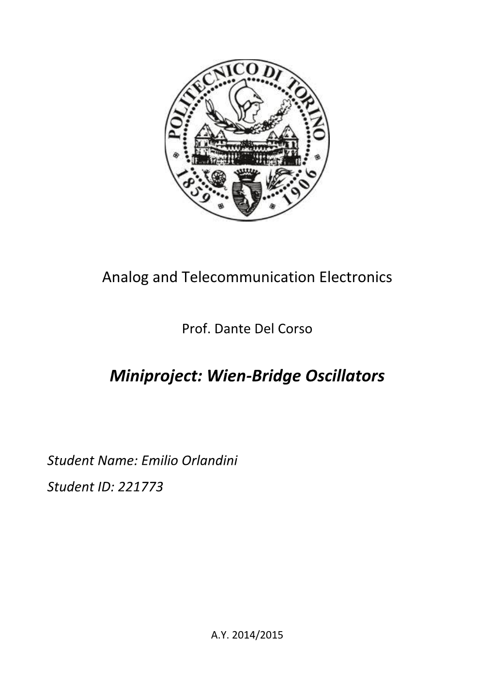 Wien-Bridge Oscillators