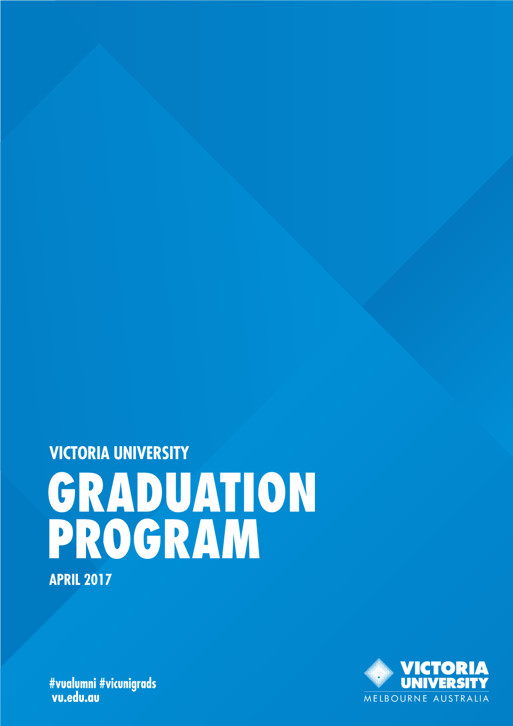 April 2017 Graduation Program