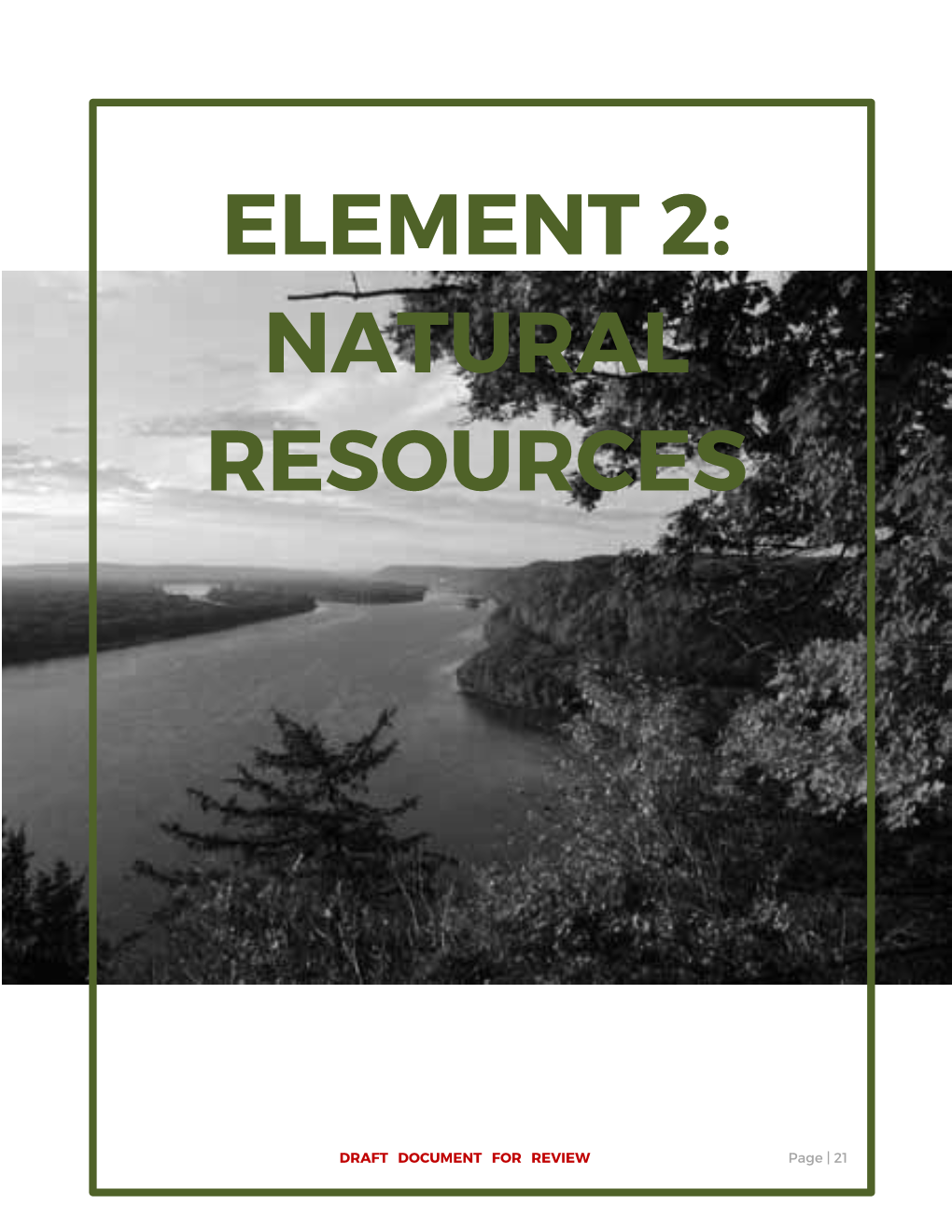 Element 2: Natural Resources