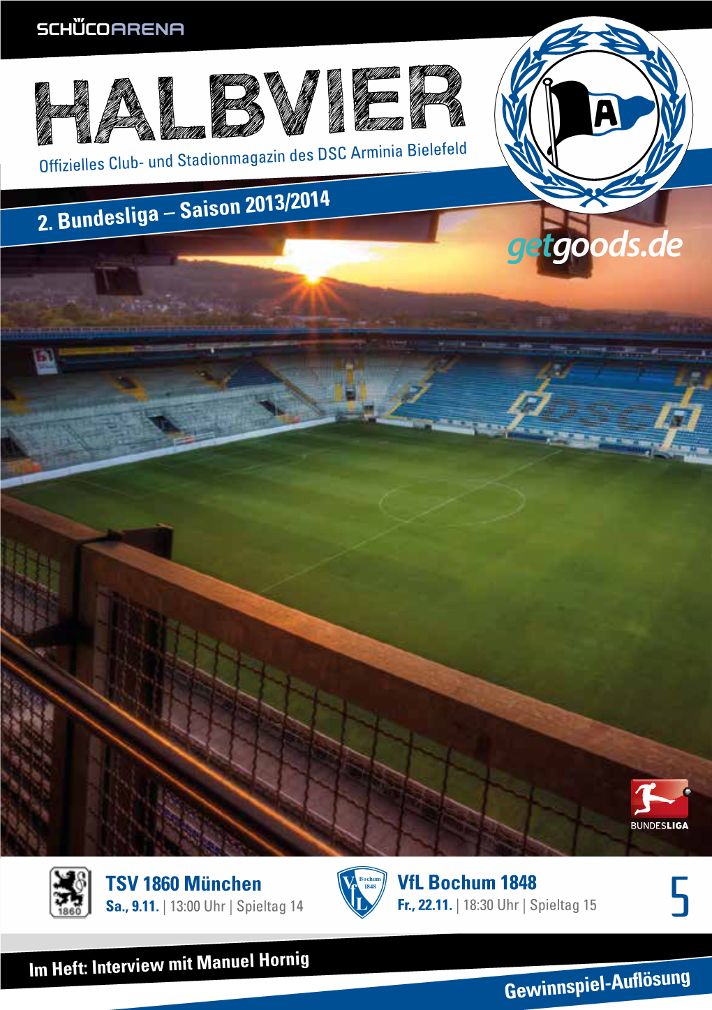 HALBVIER Offizielles Club- Und Stadionmagazin Des DSC Arminia Bielefeld