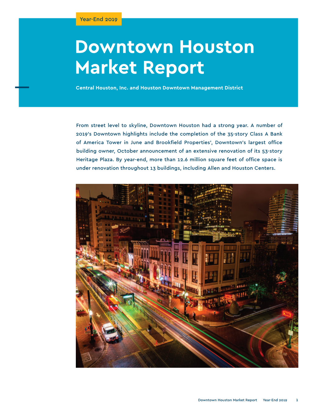 Downtown Houston Market Report