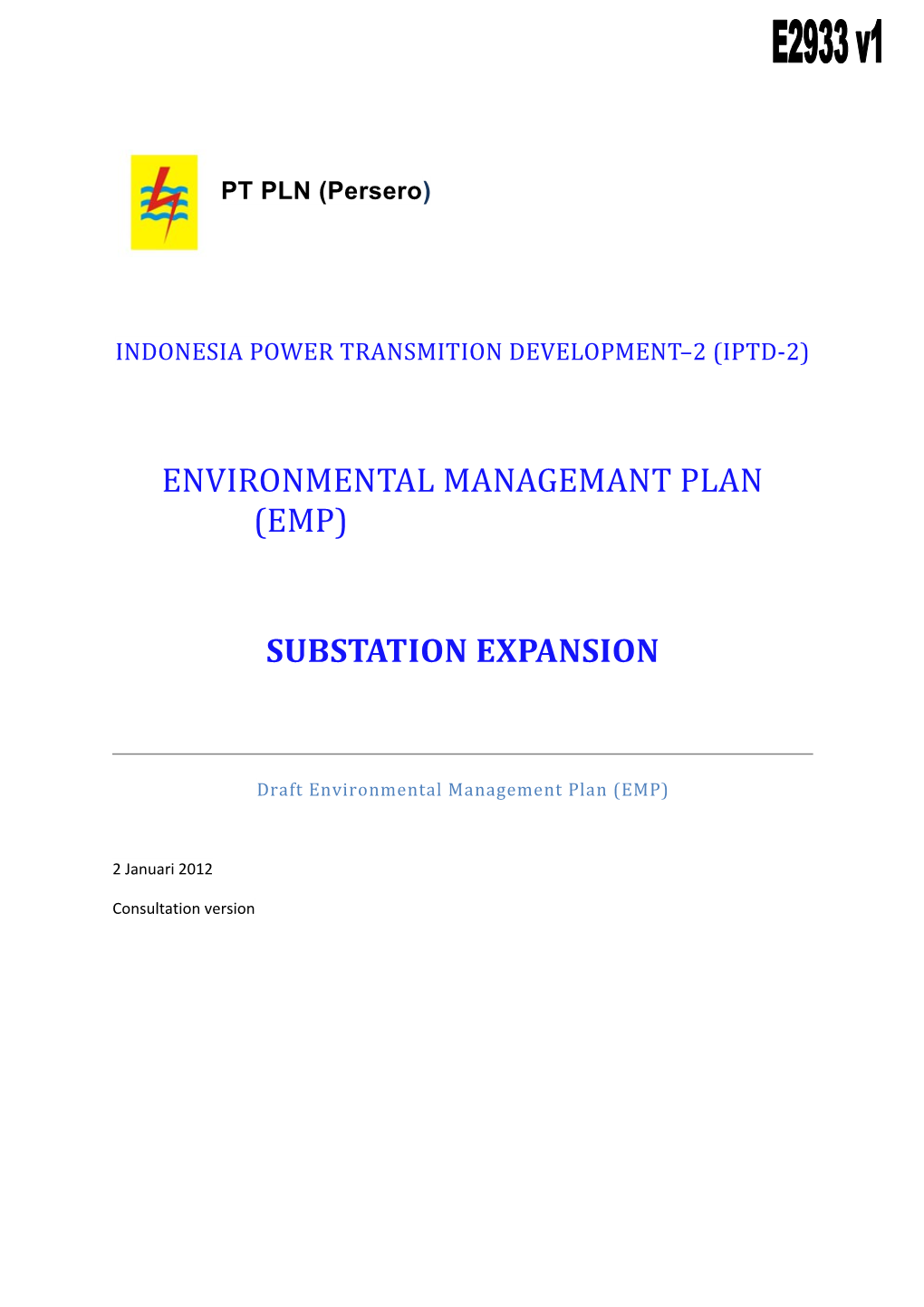 Indonesia Power Transmition Development 2 (Iptd-2)