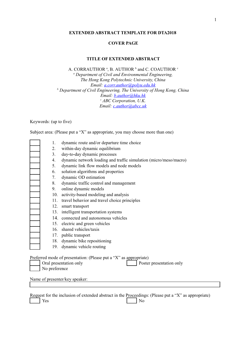 Manuscript Templates for Conference Proceedings