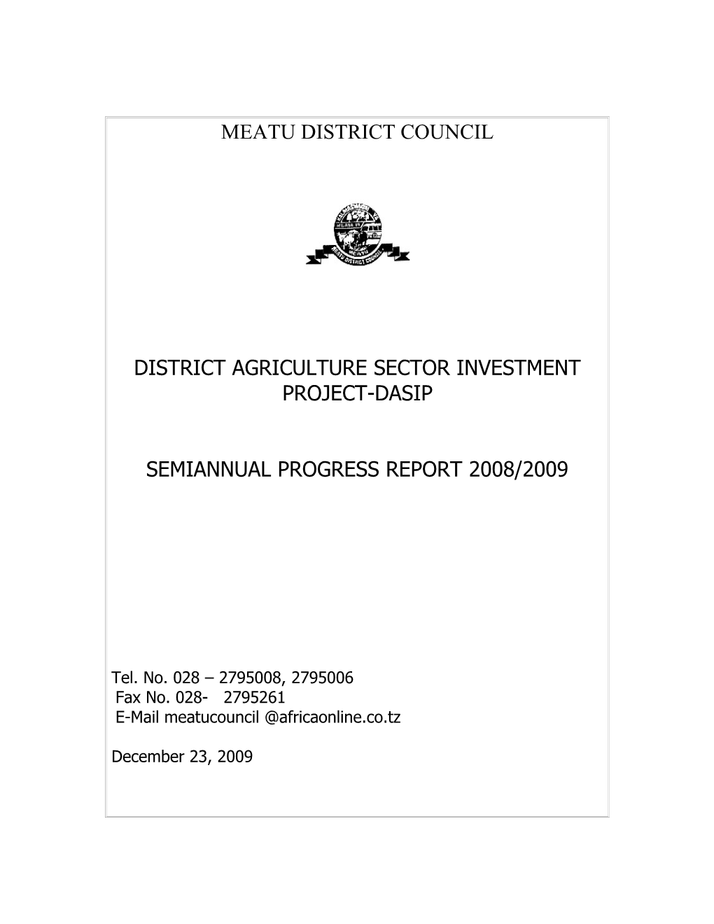 Meatu District Council