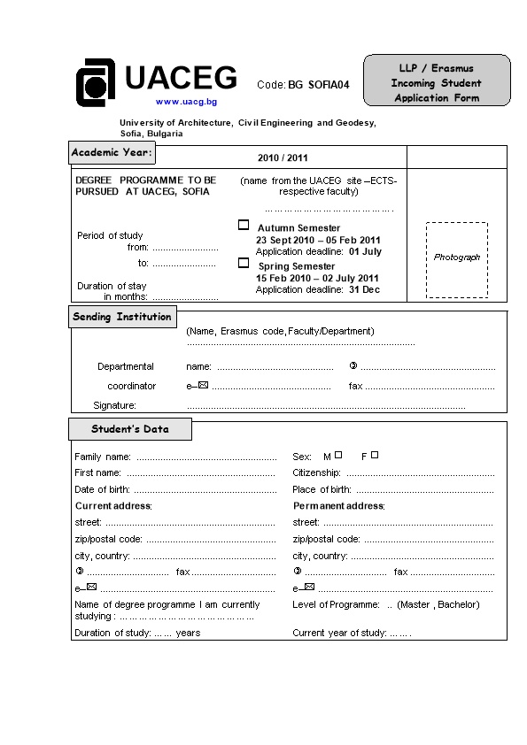 Return This Form Thoroughly Filled-In Before the Deadline To