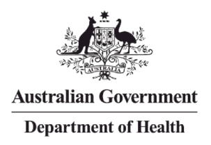 Image of the Australian Government Department of Health logo