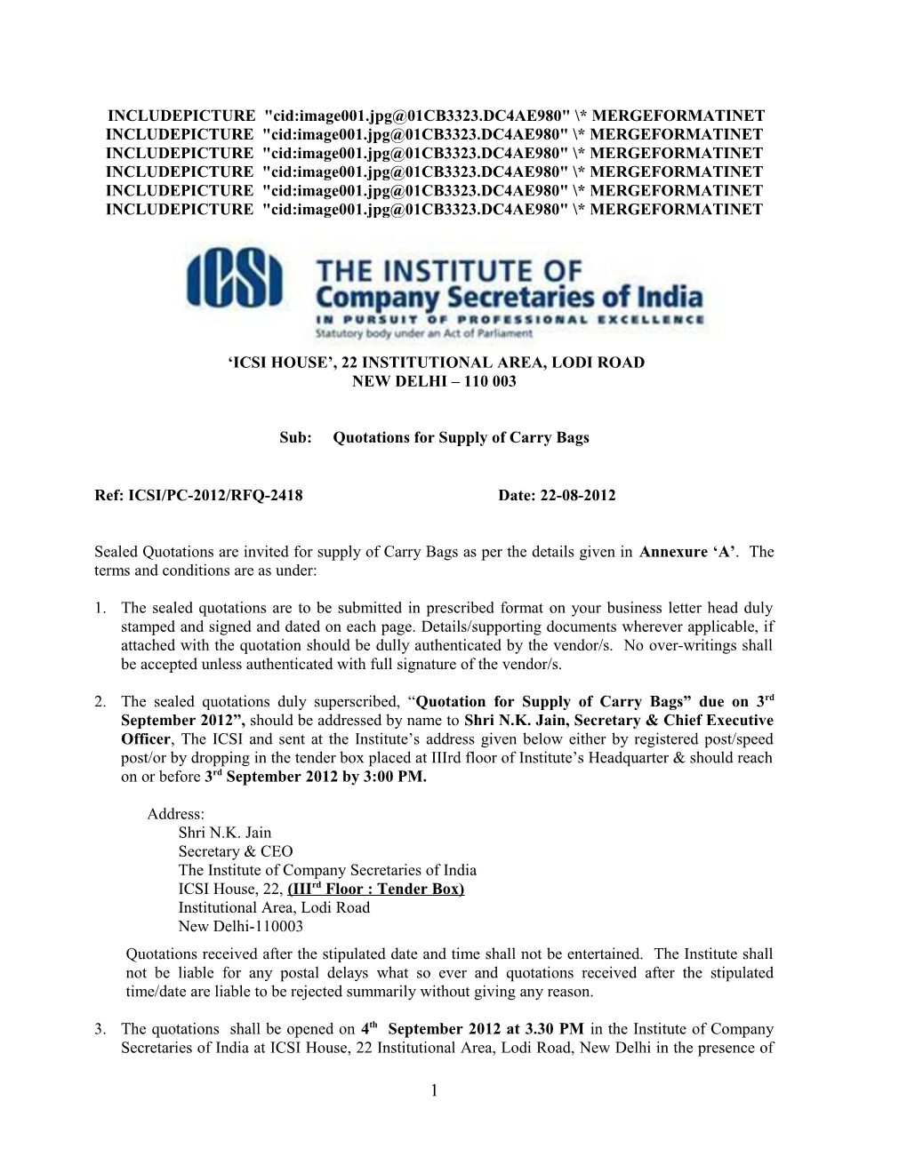 The Institute of Company Secretaries of India s1