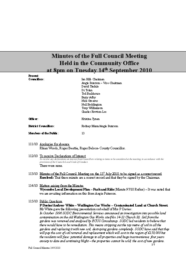 There Will Be a Meeting of Full Council
