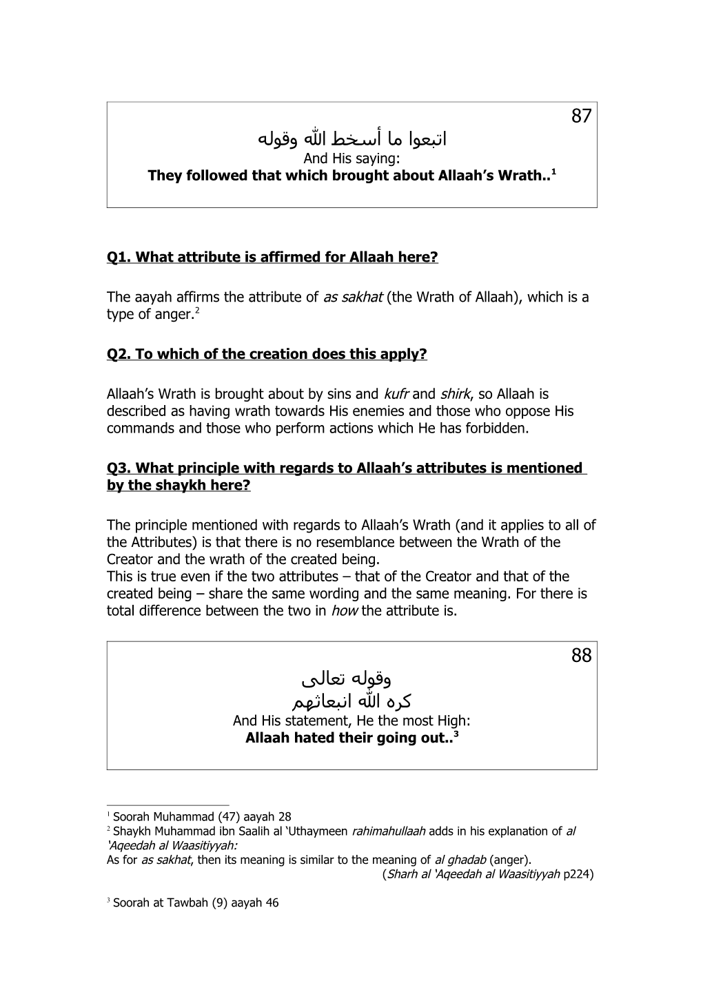 They Followed That Which Brought About Allaah S Wrath 1